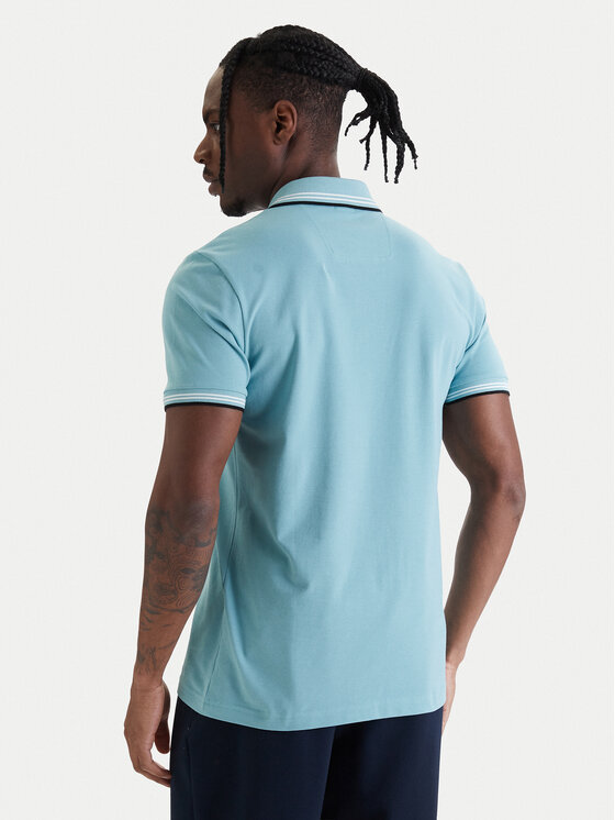 BOSS BOSS Polo särk Paul 50506193 Roheline Slim Fit