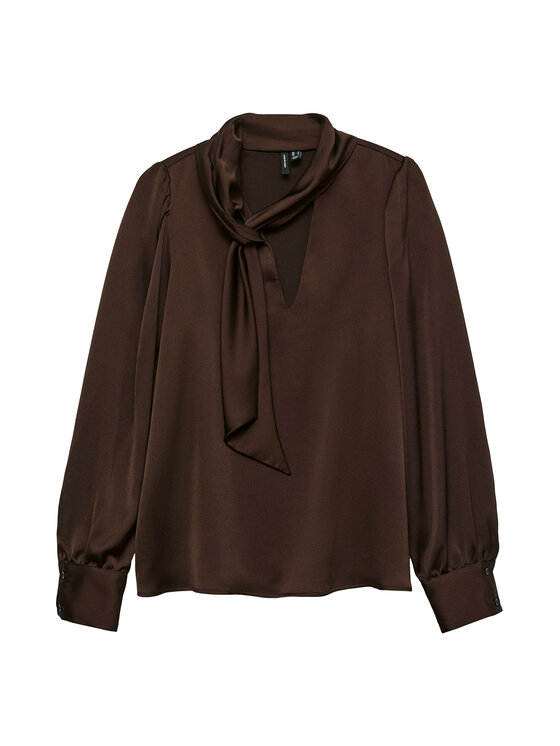 Vero Moda Vero Moda Μπλουζάκι Nini 10336252 Καφέ Standard Fit
