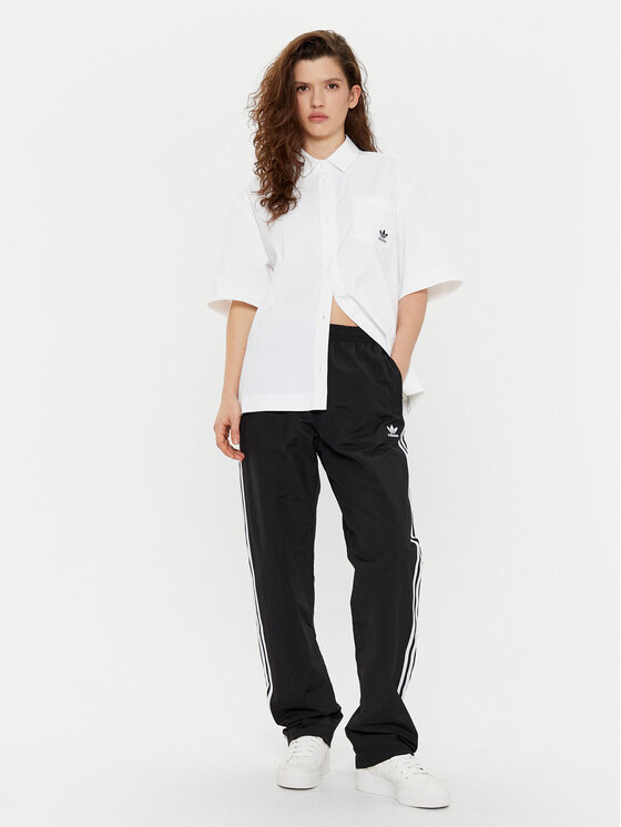 adidas adidas Marškiniai Essentials Ripstop JD1504 Balta Loose Fit