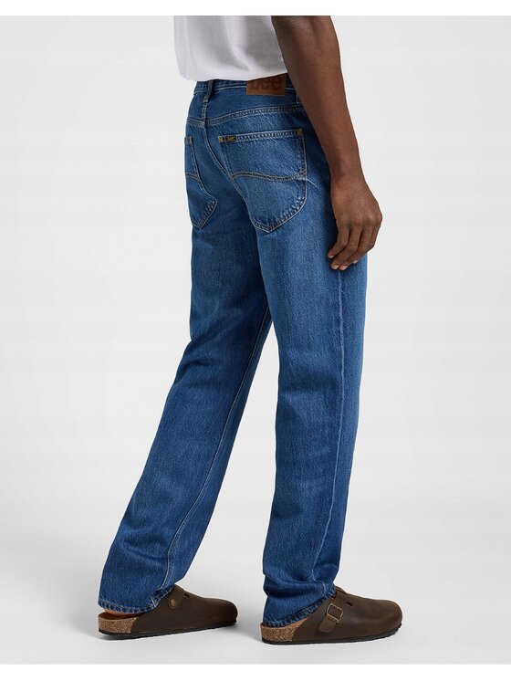 Lee Lee Jeansy West Niebieski Relaxed Fit