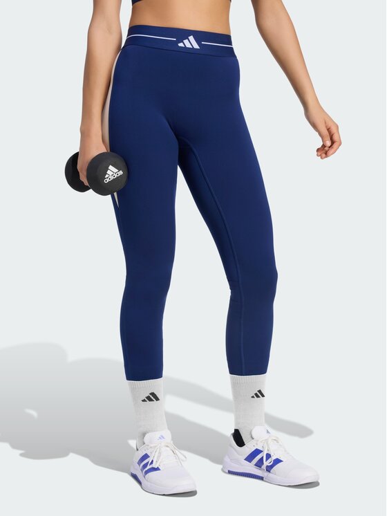 adidas adidas Legginsy 168775 Niebieski jasny Fitted Fit