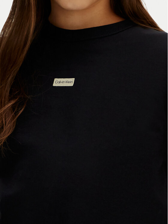 Calvin Klein Jeans Calvin Klein Jeans Marškinėliai Folded Logo IG0IG03063 Juoda Regular Fit