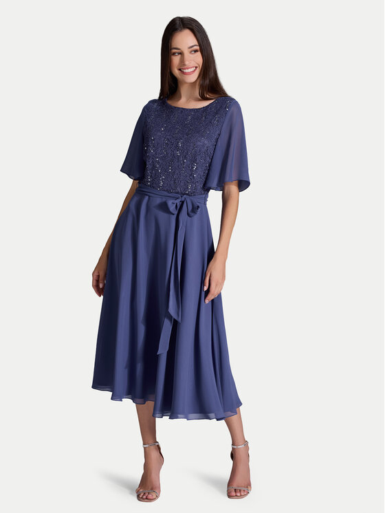 Swing Swing Rochie cocktail 5AI02500 Albastru Regular Fit
