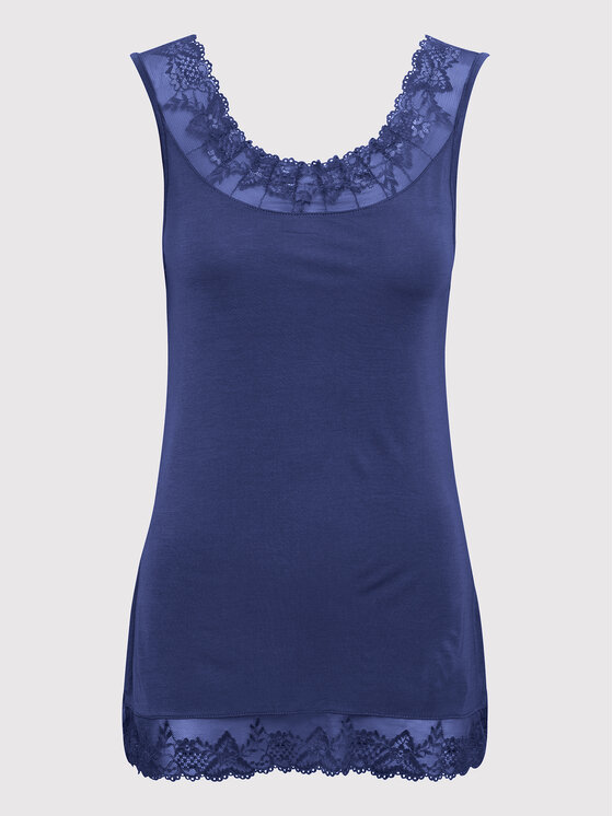 Cream Cream Top Florence 10600385 Tmavomodrá Slim Fit