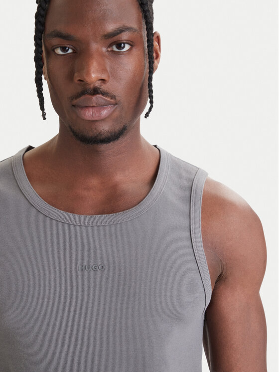 HUGO HUGO Trikó Dapota 50563744 Szürke Slim Fit