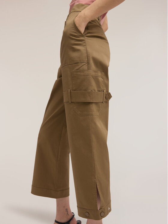Motivi Motivi Pantaloni di tessuto P02CQ004638N022 Marrone Regular Fit