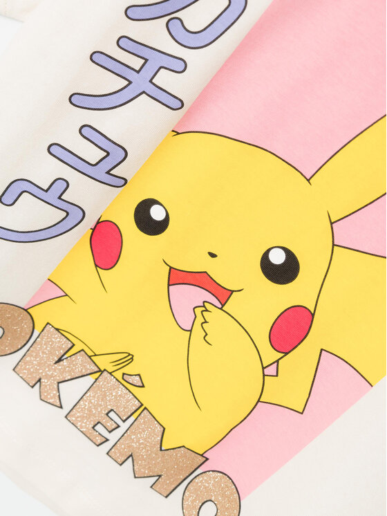 NAME IT NAME IT T-Shirt POKEMON Nabina 13226495 Λευκό Loose Fit