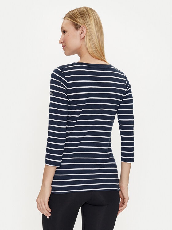 Regatta Regatta Bluzka Bayletta RWT294 Granatowy Regular Fit