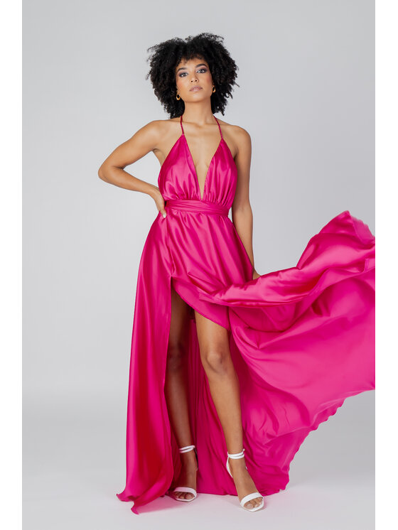 Sol Wears Women Sol Wears Women Abito da sera DIANA LUNGO Rosa To Fit