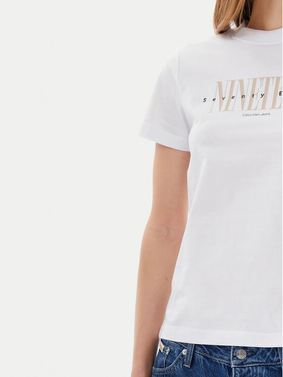 Calvin Klein Jeans Calvin Klein Jeans T-shirt 19 Graphic J20J225259 Bianco Regular Fit