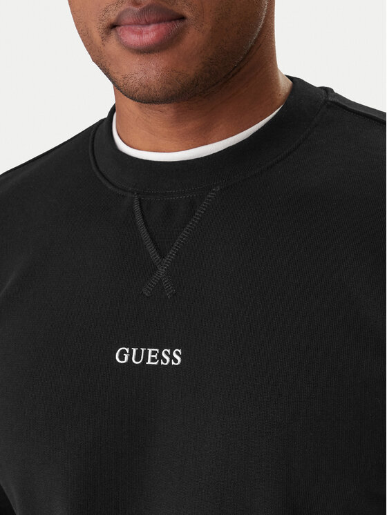 Guess Guess Bluza Z6RQ19 KAIJ1 Czarny Regular Fit