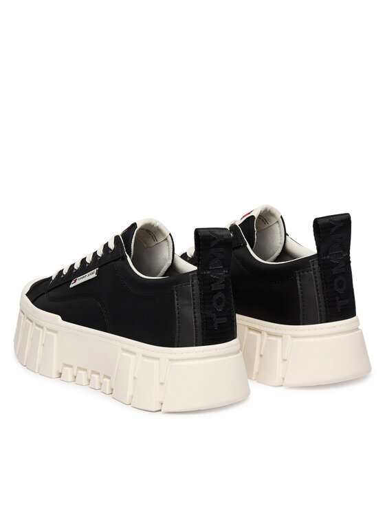 Tommy Jeans Tommy Jeans Sneakers Tjw Flatform Chunky Sneaker EN0EN03036 Negru