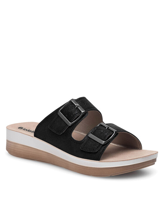 Inblu Inblu Klapki FT020400 Czarny