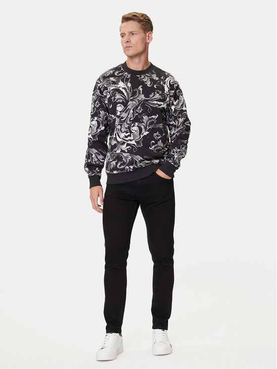 Versace Jeans Couture Versace Jeans Couture Felpa 79GAI3R0 FS201 Nero Regular Fit