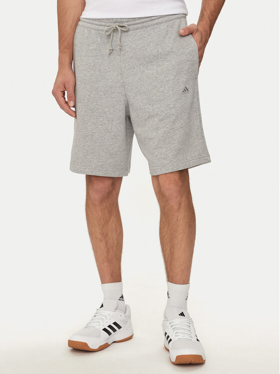 adidas Športové kraťasy ALL SZN French Terry Shorts IC9816 Sivá Regular Fit