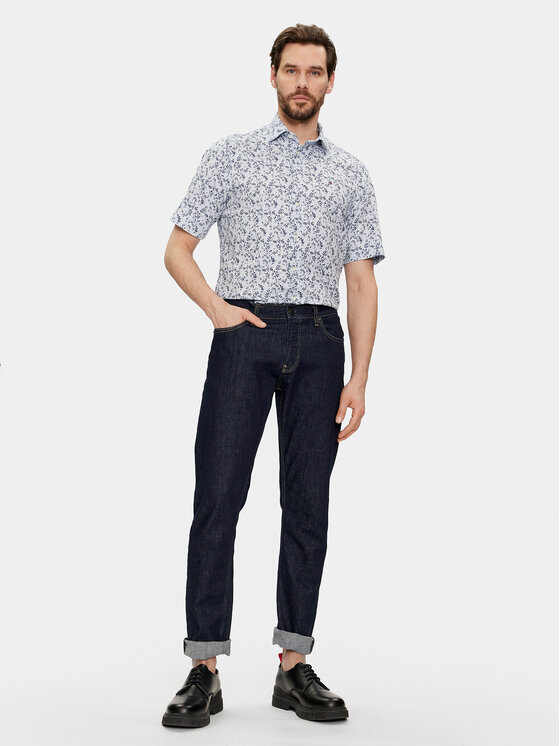 Tommy Hilfiger Tommy Hilfiger Риза MW0MW35324 Син Regular Fit