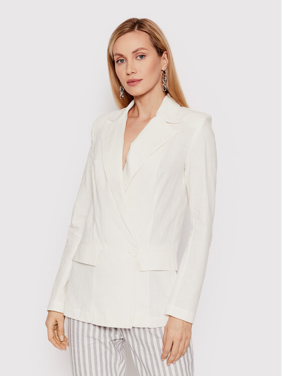 DeeZee Suknjič Natural Shade EMT002 Bela Regular Fit