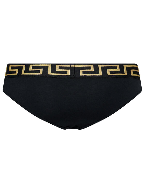 Versace Versace Klassikalised aluspüksid Donna AUD01040 Must