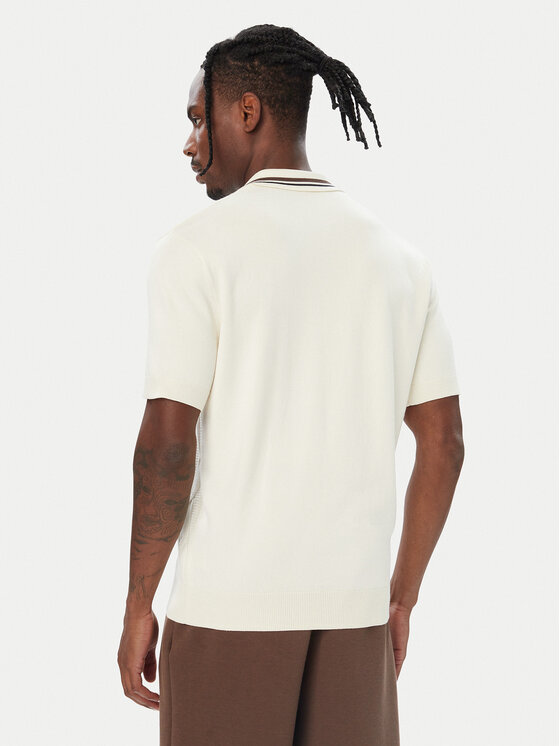 Guess Guess Polokošeľa Z6BR01 Z1609 Krémová Regular Fit