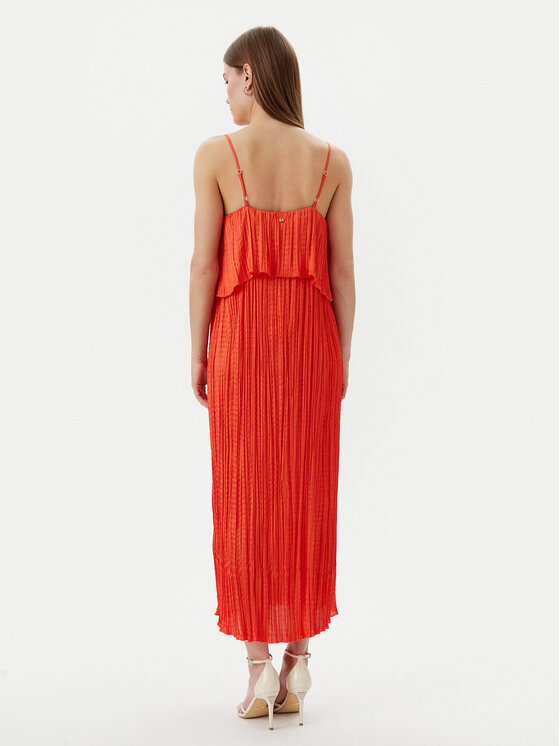 LOLA CASADEMUNT LOLA CASADEMUNT Vasaras kleita MS2516003 Oranžs Regular Fit