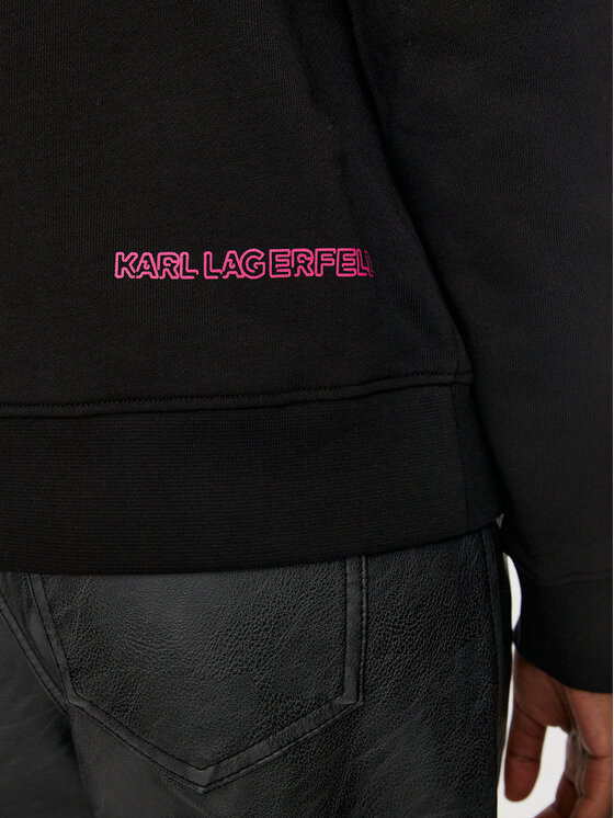 KARL LAGERFELD KARL LAGERFELD Džemperis 246W1816 Juoda Regular Fit