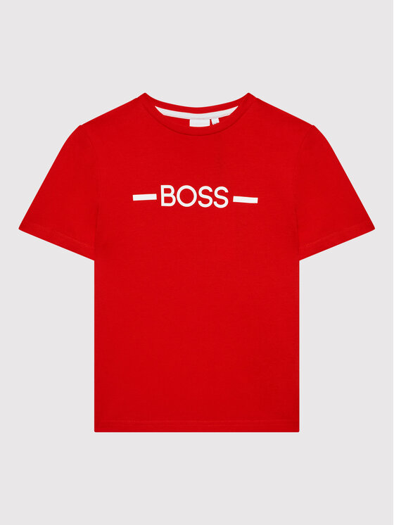 Boss T-Shirt J25N29 S Κόκκινο Regular Fit