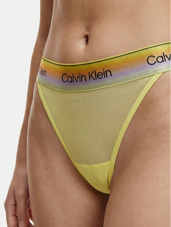 Calvin Klein Underwear Calvin Klein Underwear Stringi LV00QF8856 Zielony