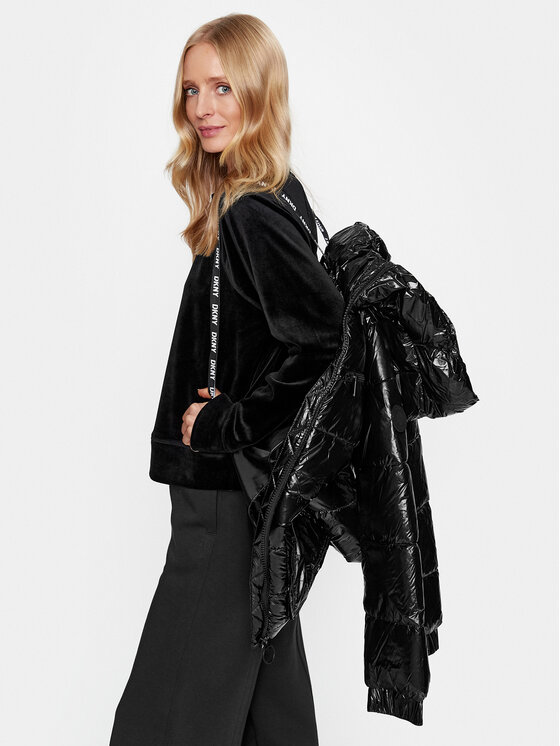 DKNY Sport DKNY Sport Μπουφάν μεταβατικό DP3J8533 Μαύρο Regular Fit