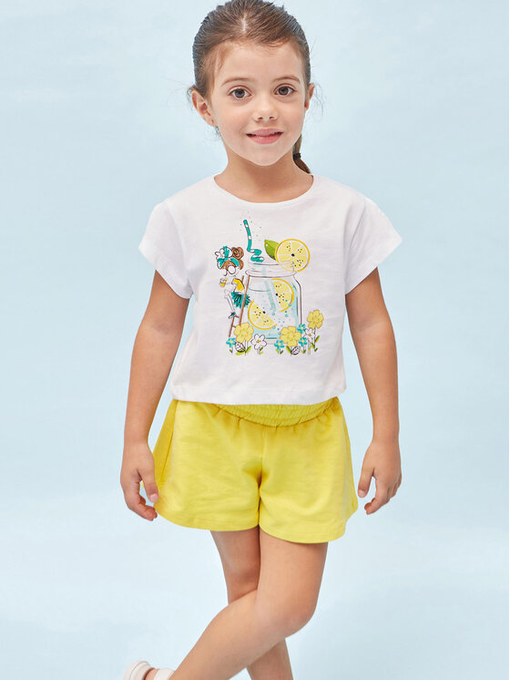 Mayoral Mayoral Σετ t-shirt και αθλητικό σορτς 3213 Έγχρωμο Regular Fit