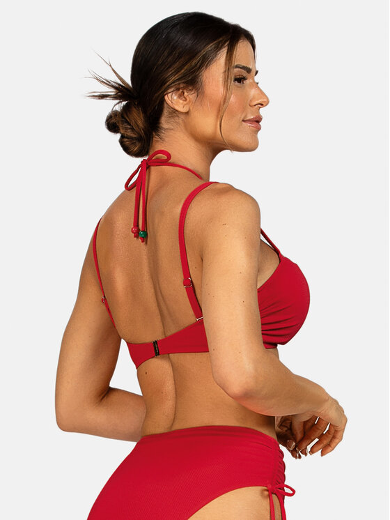Feba Feba Bikini pezzo sopra FG189 Rosso