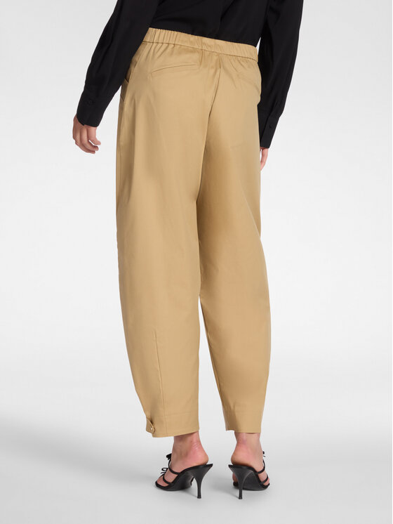 Elena Mirò Elena Mirò Spodnie materiałowe P189P000430N012 Brązowy Regular Fit
