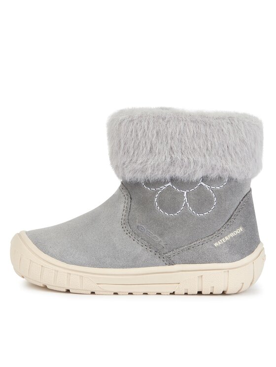 Geox Geox Kozačky B Omar Girl Wpf B262LA 00022 C1006 M Šedá