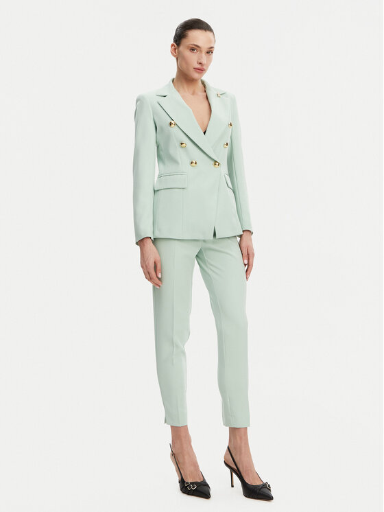 Maryley Maryley Spodnie materiałowe 25EB52Z/M24/43SP Zielony Regular Fit