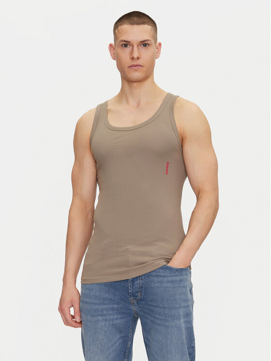 HUGO HUGO Set 2 Tank top-uri 50469778 Colorat Slim Fit