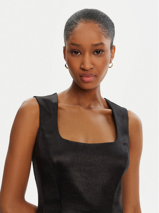 Rinascimento Rinascimento Rochie cocktail CFC0122458003 Negru Regular Fit