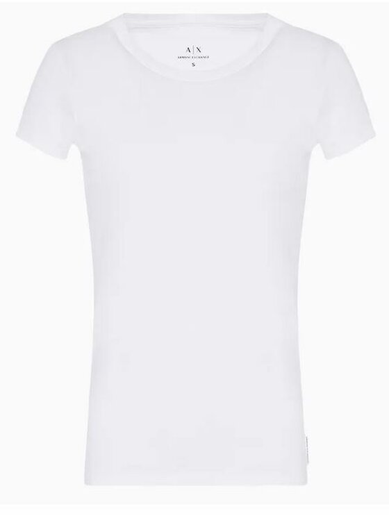 T-Shirt Armani Exchange, Rozmiar S, Białe, 8NYT82 YJ16Z 1000