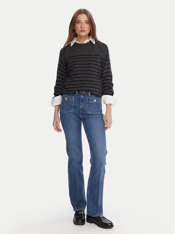 Tommy Hilfiger Tommy Hilfiger Jeansy WW0WW48255 Modrá Flare Fit