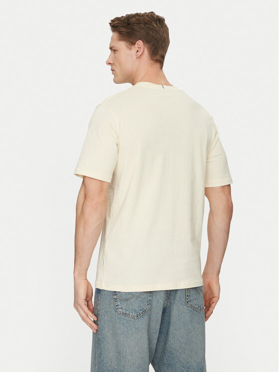 Jack&Jones Jack&Jones Majica Frederiksberg 12278266 Écru Regular Fit