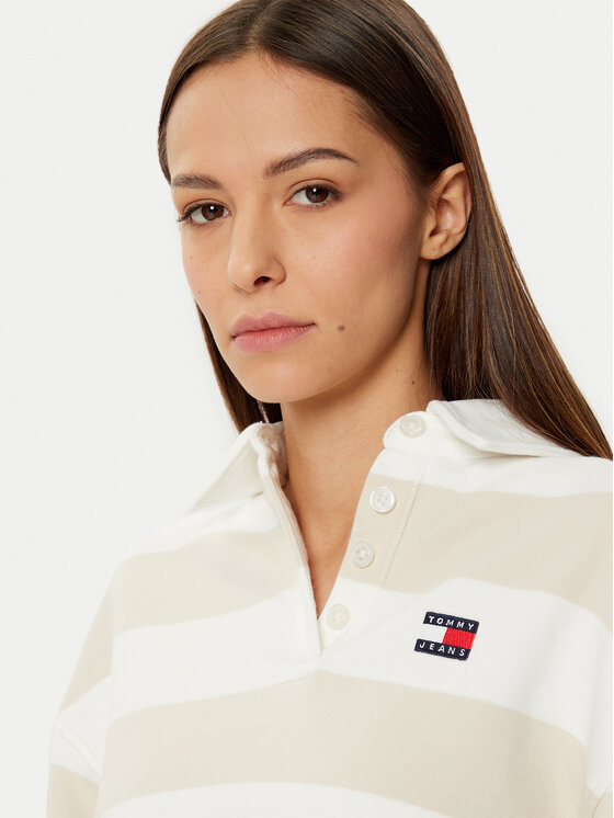 Tommy Jeans Tommy Jeans Bluza DW0DW19409 Beżowy Relaxed Fit
