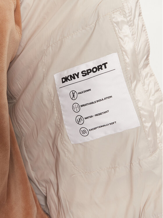 DKNY DKNY Bezrękawnik DP4V3163 Écru Regular Fit