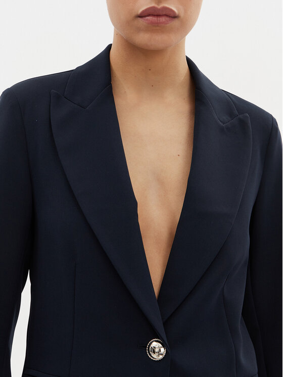 Maryley Maryley Σακάκι 24EB187/43BL Σκούρο μπλε Regular Fit