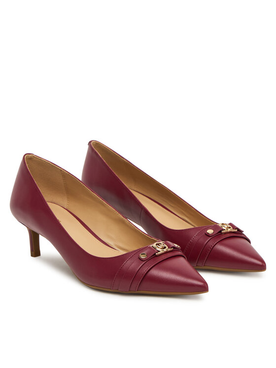 MICHAEL Michael Kors MICHAEL Michael Kors Čevlji z visoko peto Mandy Flex 40T5MAMP1L Bordo rdeča