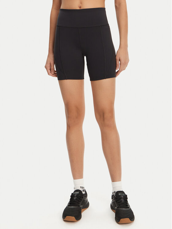 Reebok Reebok Sport rövidnadrág High-Rise Bike Shorts 5 118672 Fekete Slim Fit