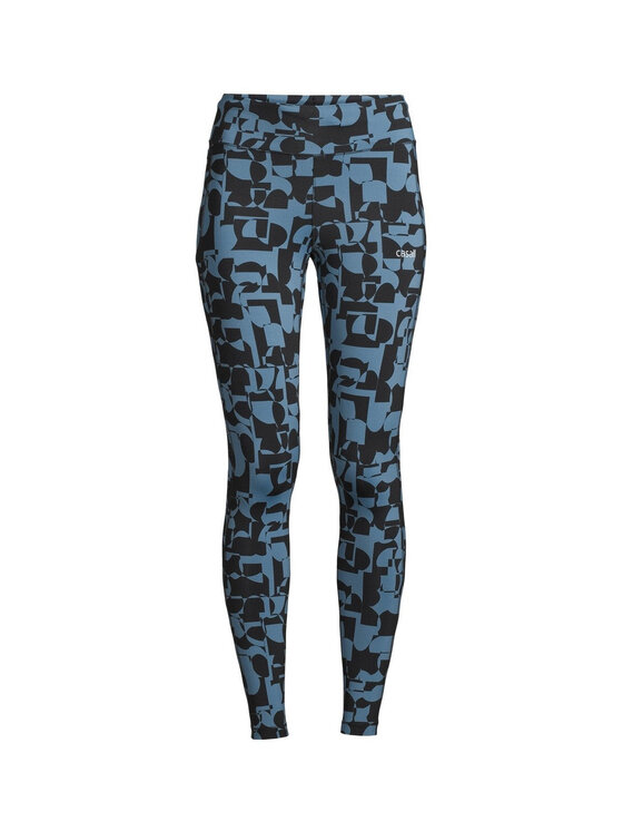 Legginsy Casall, Rozmiar 40, Niebieskie, Essential Tights Printed