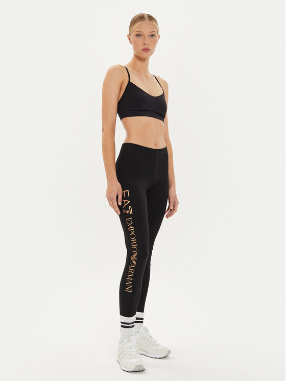 EA7 Emporio Armani EA7 Emporio Armani Leggings 8NTP63 TJ01Z 0210 Crna Slim Fit