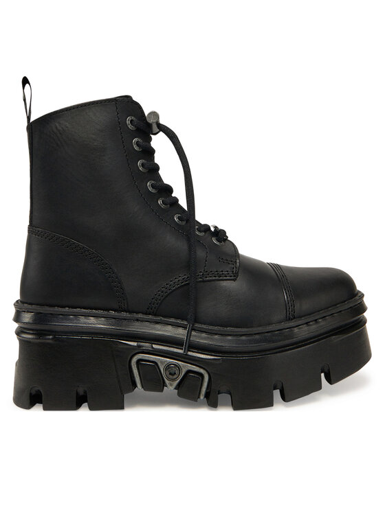 NEW ROCK NEW ROCK Bakancs M-WALL083CCT-S11 Fekete