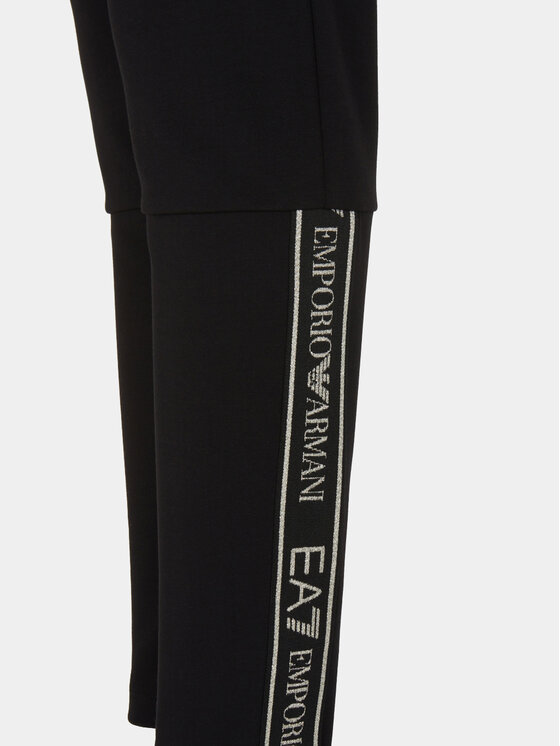 EA7 Emporio Armani EA7 Emporio Armani Trenerka 6RTV56 TJKWZ 1200 Crna Regular Fit