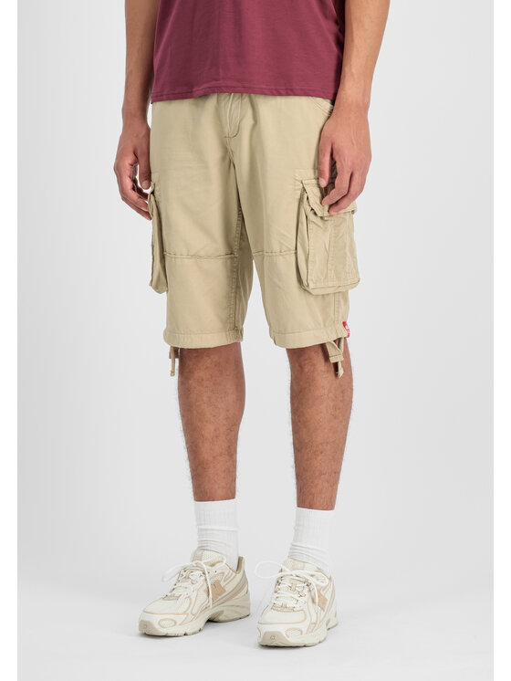 Alpha Industries Alpha Industries Szorty Jet Short Beżowy Regular Fit