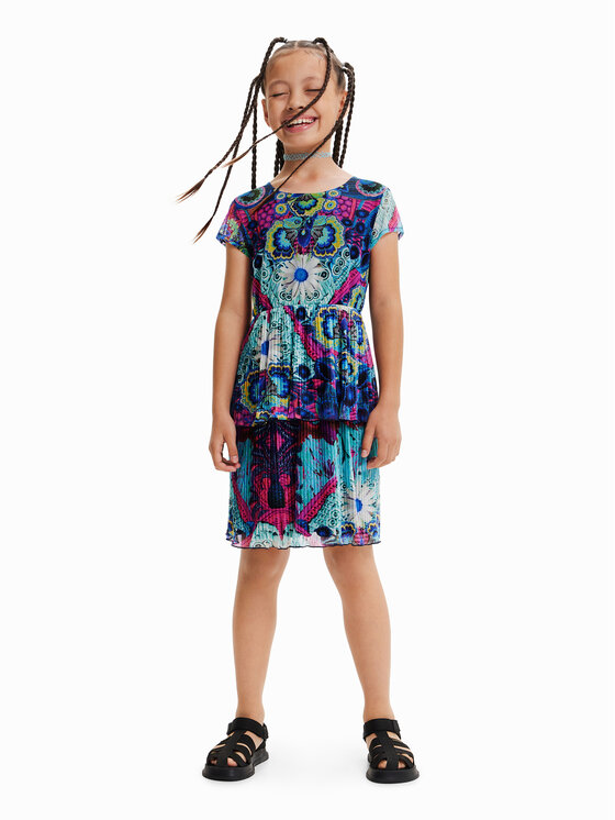 Desigual Desigual Hétköznapi ruha 23SGVK19 Kék Regular Fit