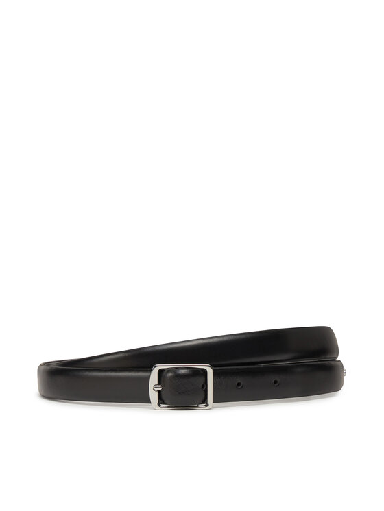 Curea de Damă Calvin Klein Slim Square Buckle Belt 2.0 K60K613235 Negru